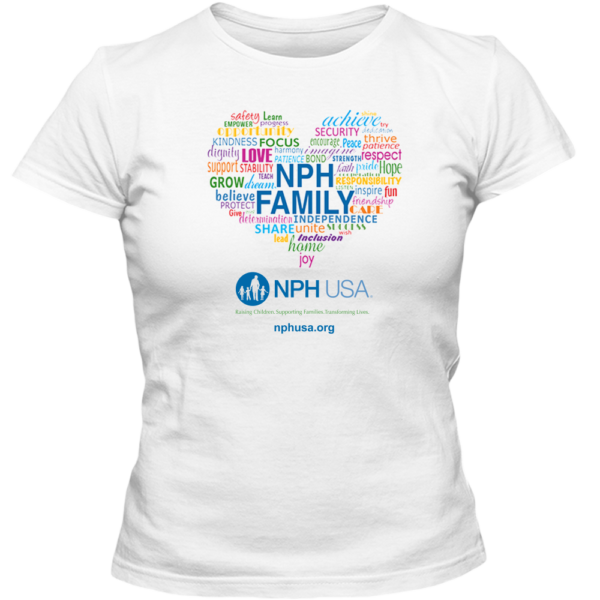 NPH USA Heart Ladies Classic Tees - Image 3