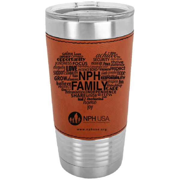 NPH USA Heart 20 oz. Leatherette Polar Camel Tumbler - Image 3