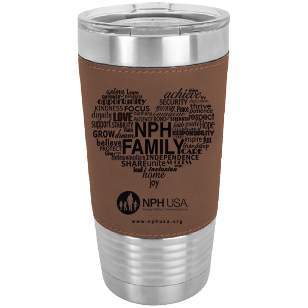 NPH USA Heart 20 oz. Leatherette Polar Camel Tumbler - Image 4