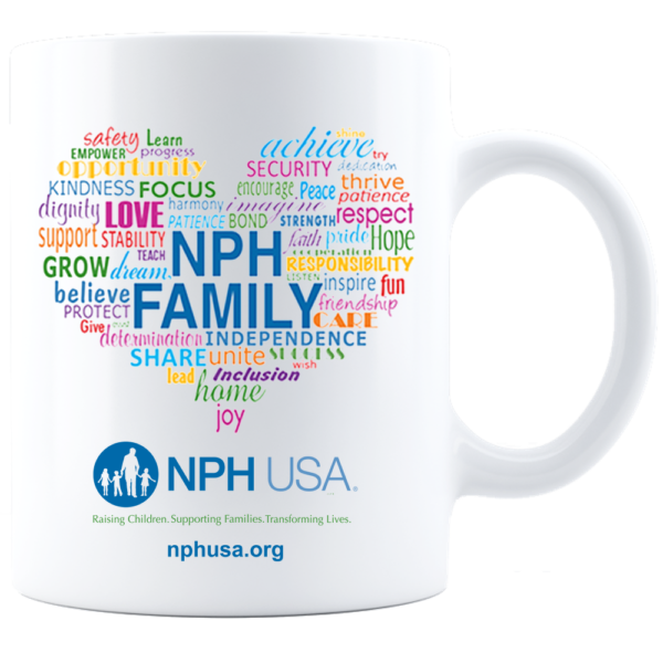 NPH USA Heart Coffee Mug