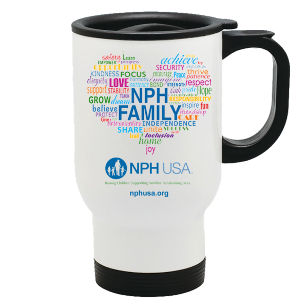 NPH USA Heart Travel Mug