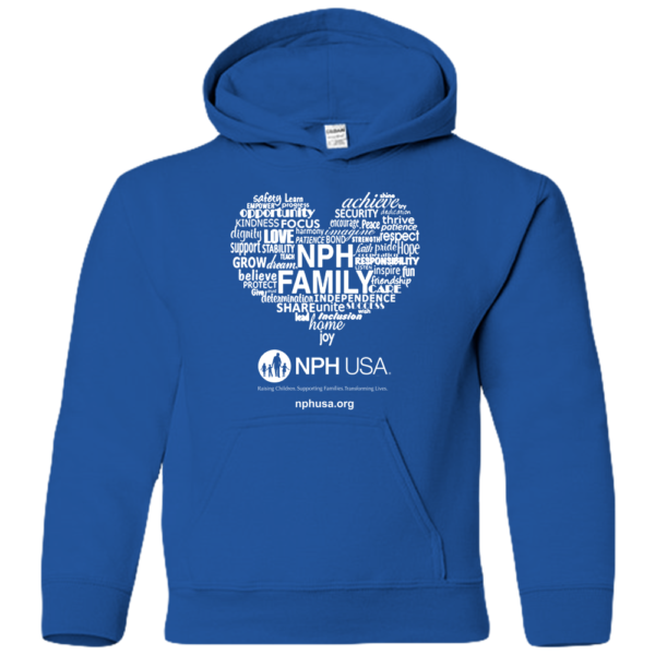 NPH USA Heart Youth Hoodie - Image 4