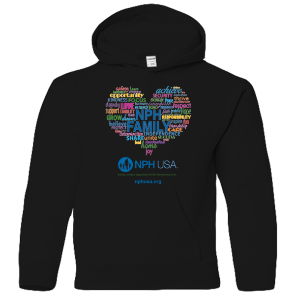 NPH USA Heart Youth Hoodie - Image 5