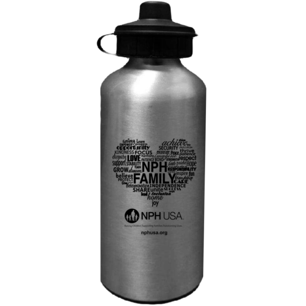 NPH USA Heart Water Bottle